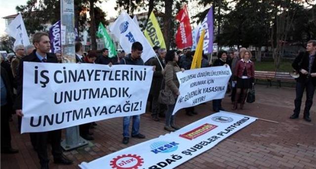 40 KENTTEN ORTAK SES: “İŞ CİNAYETLERİNİ VE İŞÇİ KATLİAMLARINI DURDURALIM!” 