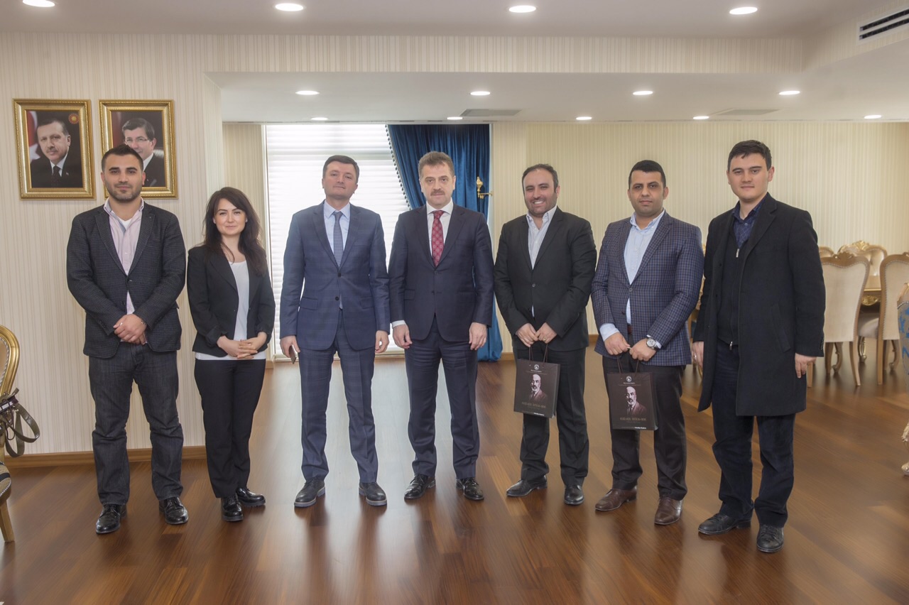 T.C. GAZİOSMANPAŞA BELEDİYE BAŞKANI SN. HASAN TAHSİN USTA 08 NİSAN 2015 TARİHİNDE MAKAMINDA ZİYARET EDİLDİ