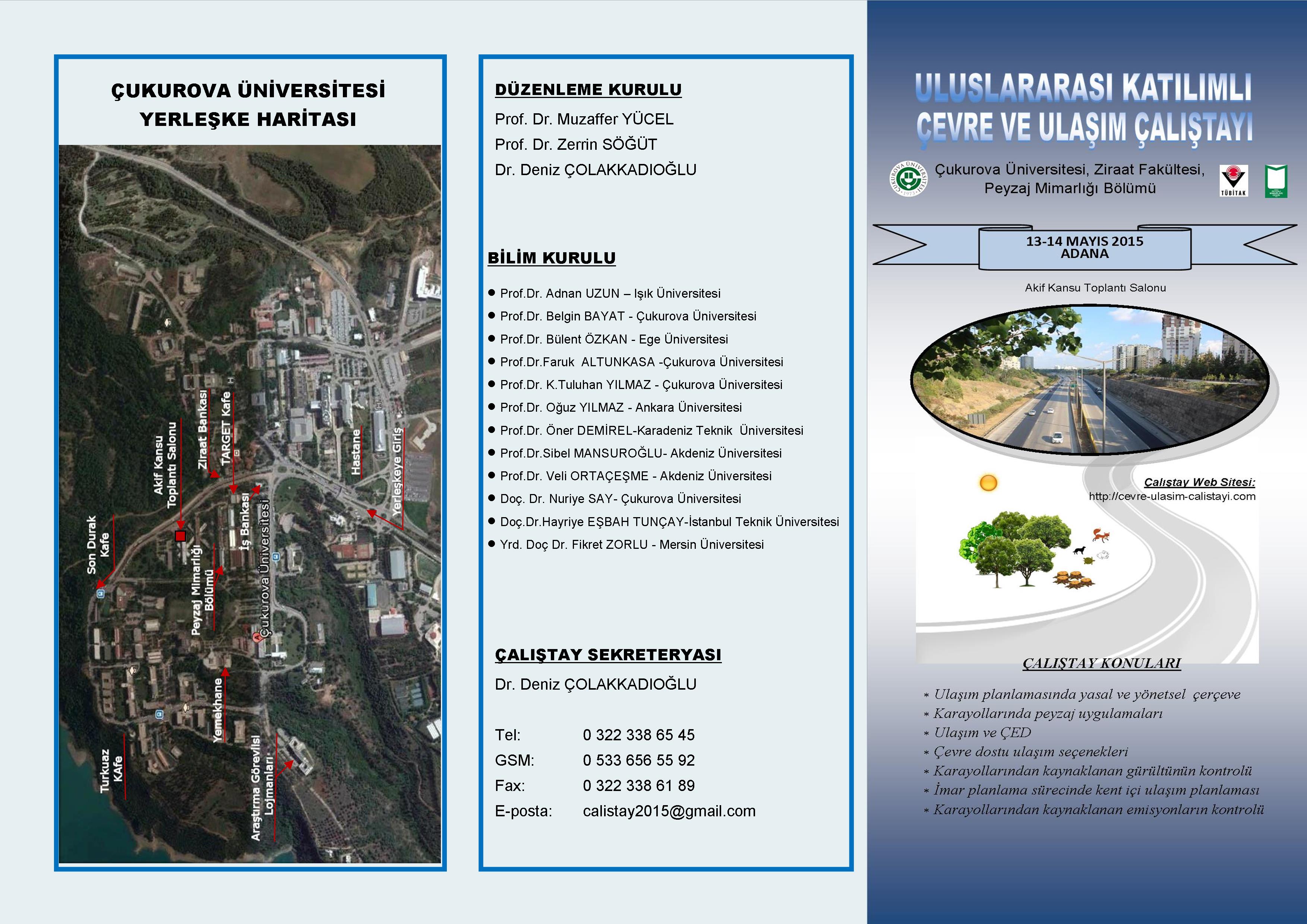 ULUSLARASI KATILIMLI ÇEVRE VE ULAŞIM ÇALIŞTAYI