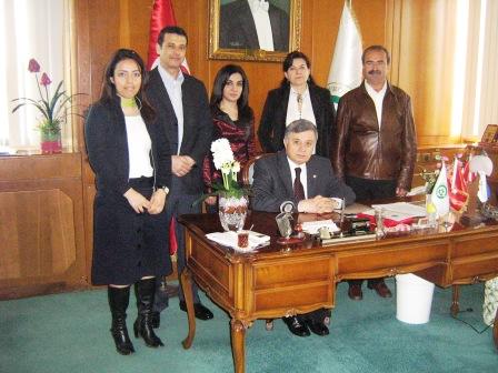 ÇÜ REKTÖRÜ PROF. DR. ALPER AKINOĞLU'NU ZİYARET....