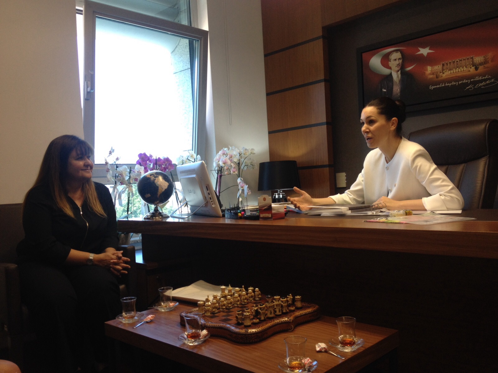 PEYZAJ MİMARI MİLLETVEKİLİ SN. ÇİĞDEM KARAASLAN ZİYARET EDİLDİ