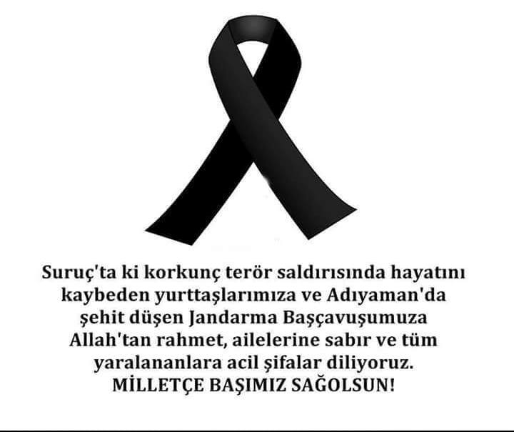 TERÖRÜ LANETLİYORUZ…