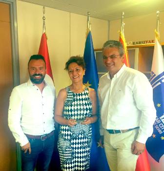 KARŞIYAKA  BELEDİYE BAŞKANI HÜSEYİN MUTLU AKPINAR`I MAKAMINDA ZİYARET ETTİK.