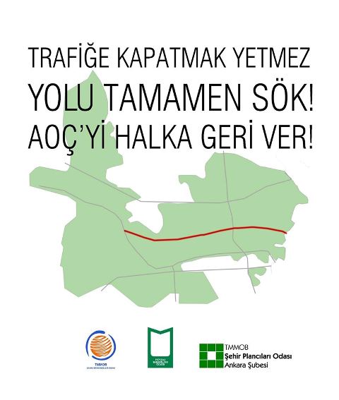 AOÇ ARAZİSİNE İNŞA EDİLEN ANKARA BULVARI TRAFİĞE KAPATILDI