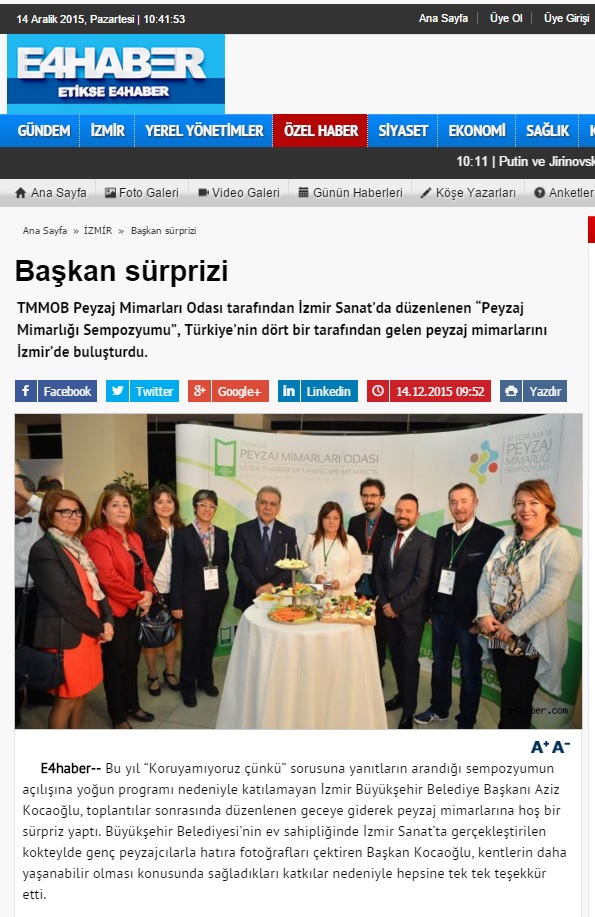BAŞKAN SÜRPRİZİ 14.02.2015 - E4HABER