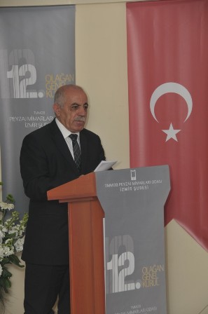 PEYZAJ MİMARLARI ODASI İZMİR ŞUBESİ 12. OLAĞAN GENEL KURULU TAMAMLANDI