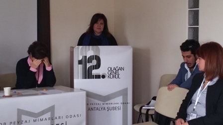 TMMOB PEYZAJ MİMARLARI ODASI ANTALYA ŞUBESİ 12. DÖNEM GENEL KURULU VE SEÇİMLERİ TAMAMLANDI VE GÖREV DAĞILIMI YAPILDI 