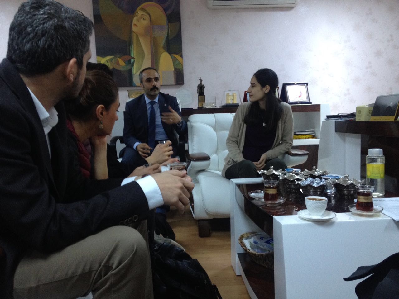 MARDİN`DE ÜYELERİMİZ İLE BİRLİKTE YEREL YÖNETİM ZİYARET EDİLDİ.