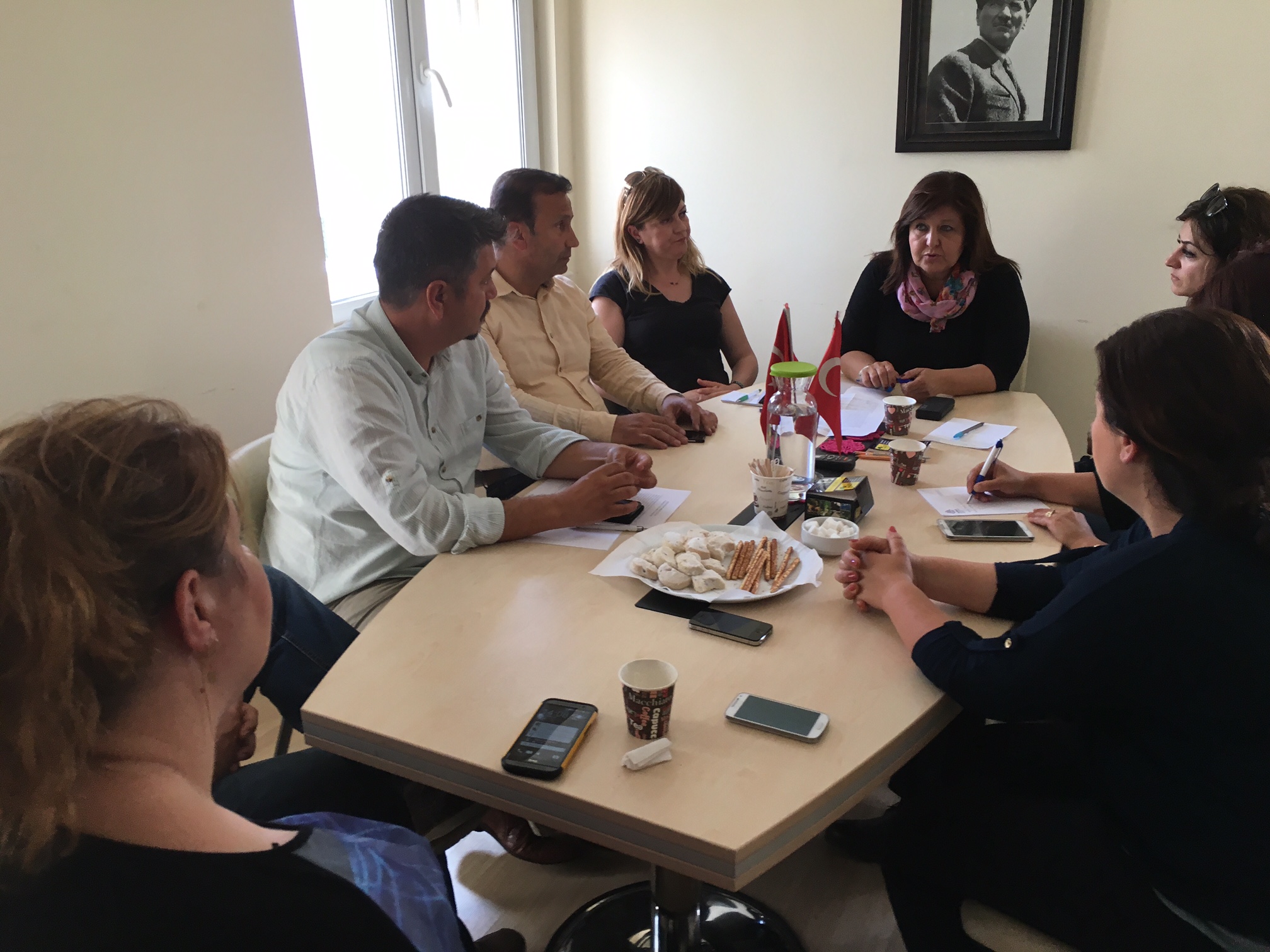 12. DÖNEM ANTALYA ŞUBE YÖNETİM KURULU ÜYELERİ İLE TOPLANTI YAPILDI.