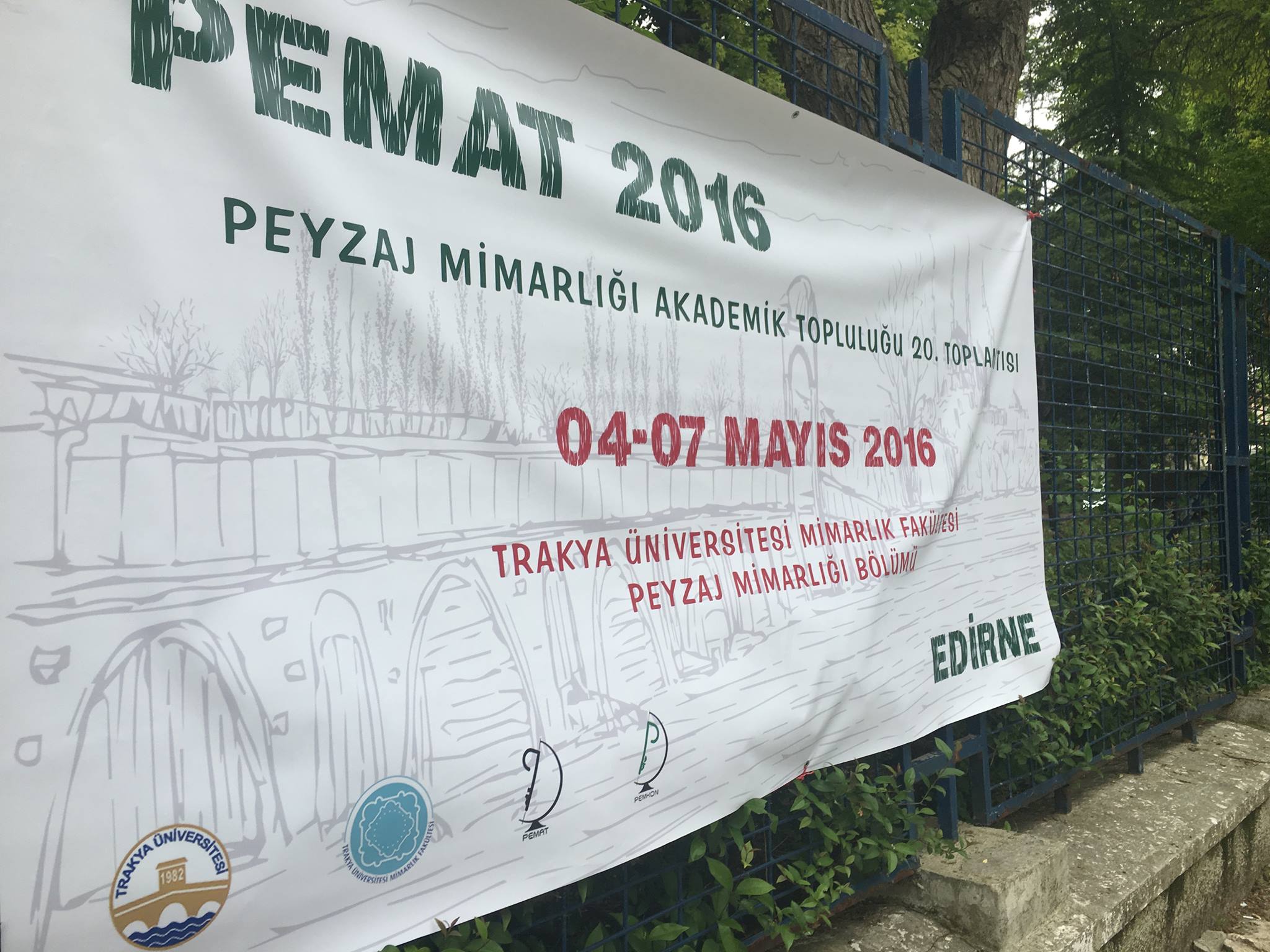 PEYZAJ MİMARLIĞI AKADEMİK TOPLULUĞU (PEMAT / 2016) 20. TOPLANTISINA KATILDIK