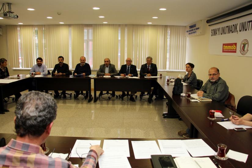 TMMOB ODA SEKRETER/YAZMAN ÜYELERİ ORTAK TOPLANTISI YAPILDI