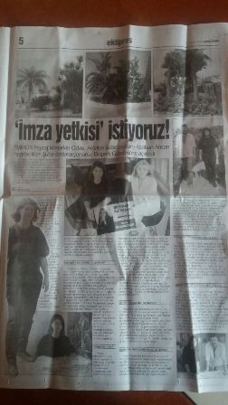 "İMZA YETKİSİ İSTİYORUZ"