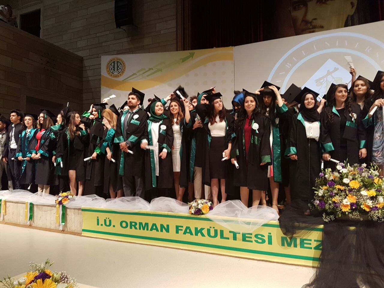 İSTANBUL ÜNİVERSİTESİ ORMAN FAKÜLTESİ MEZUNİYET TÖRENİ 08 HAZİRAN 2016 TARİNDE GERÇEKLEŞTİRİLDİ