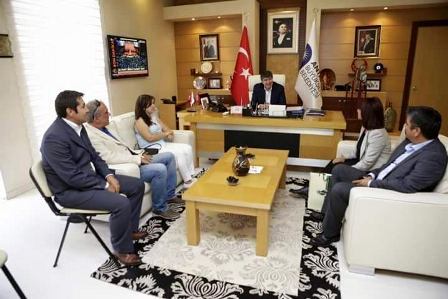 ANTALYA BÜYÜKŞEHİR BELEDİYE BAŞKANI MENDERES TÜREL`İ MAKAMINDA ZİYARET ETTİK