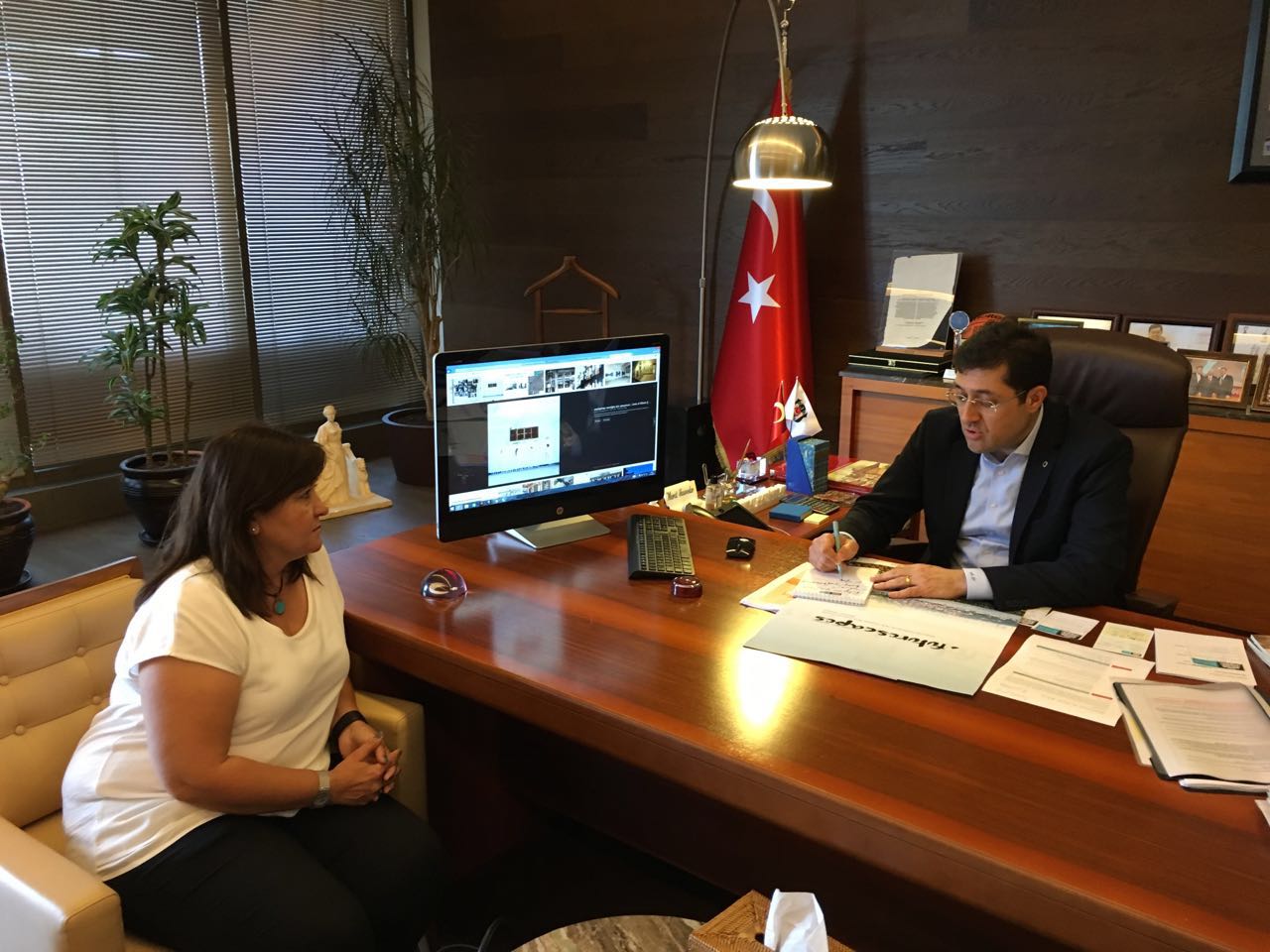 BEŞİKTAŞ BELEDİYE BAŞKANI ZİYARET EDİLDİ