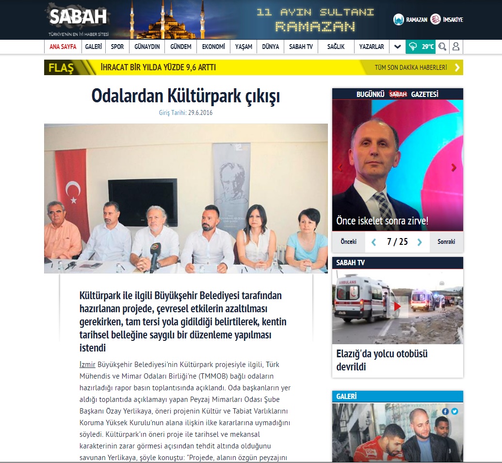 ODALARDAN KÜLTÜRPARK ÇIKIŞI 29.06.2016 / SABAH