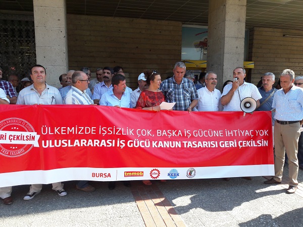 TMMOB’DAN YABANCI ÇALIŞTIRMAYA İTİRAZ! 13.07.2016 / YENİDÖNEM