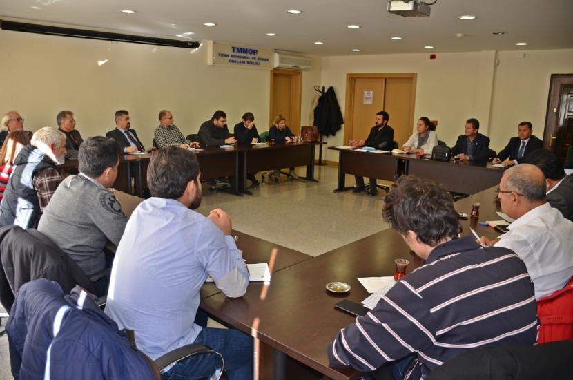 TMMOB ODA SEKRETER/YAZMAN ÜYELERİ TOPLANTISI YAPILDI