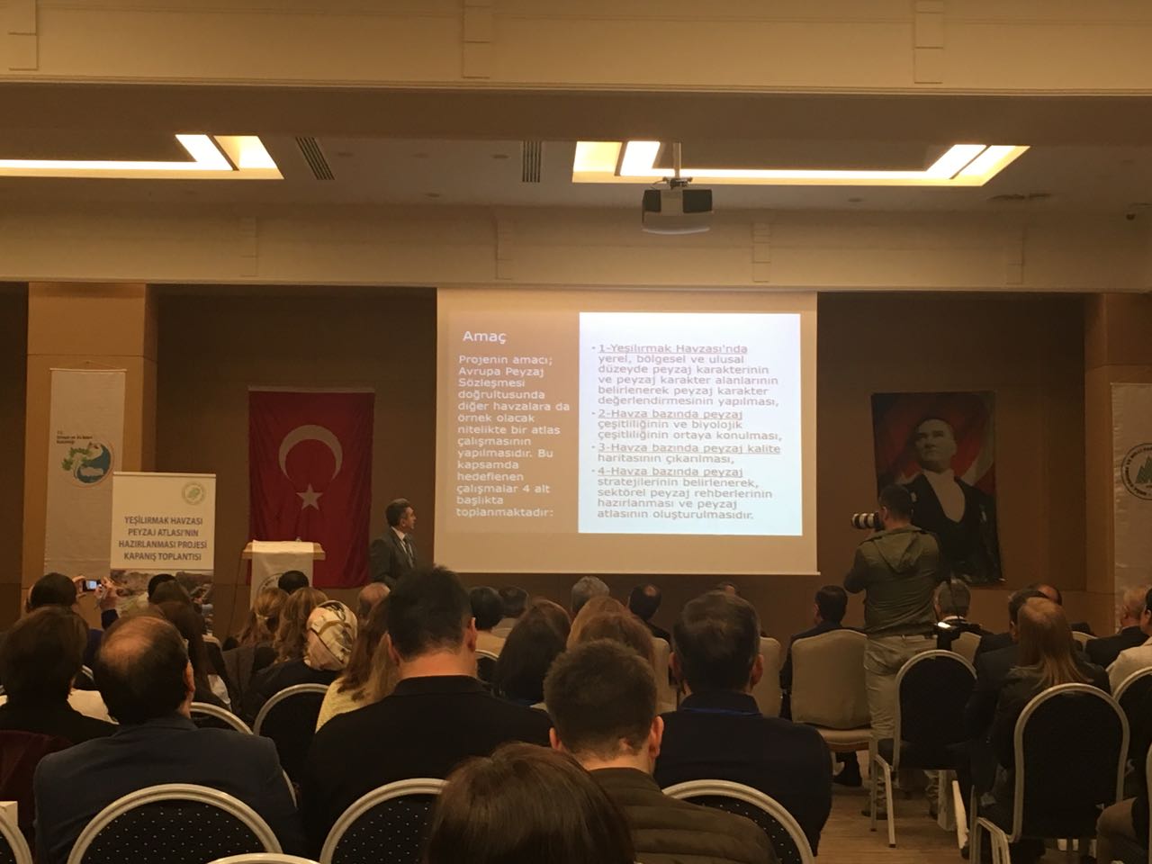 “YEŞİLIRMAK HAVZASI PEYZAJ ATLASININ HAZIRLANMASI PROJESİ” KAPANIŞ TOPLANTISINA KATILDIK