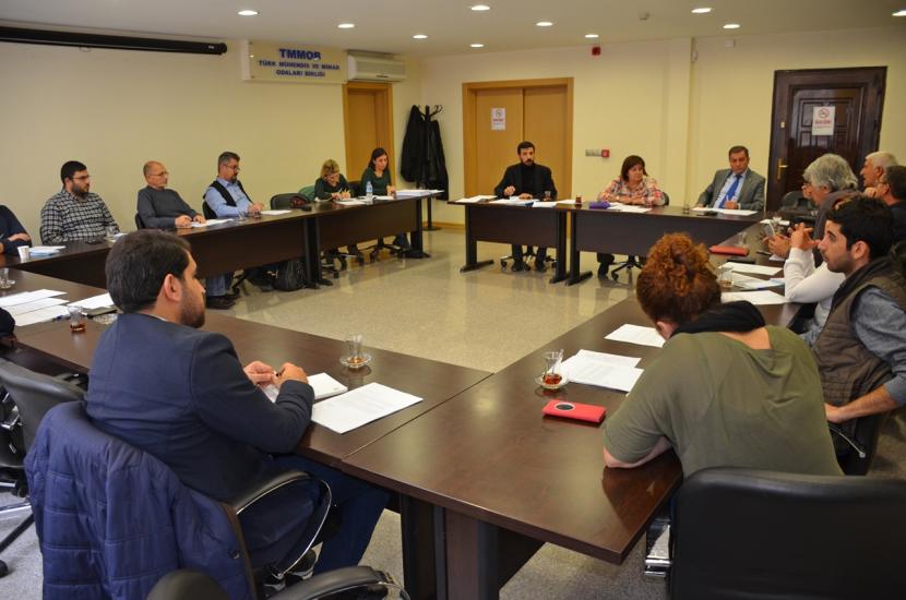 TMMOB ODA SEKRETER / YAZMAN ÜYELERİ TOPLANTISI YAPILDI