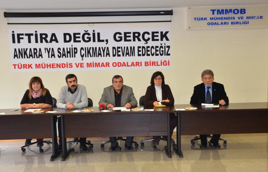 TMMOB BASIN AÇIKLAMASI: İFTİRA DEĞİL GERÇEK... ANKARA’YA SAHİP ÇIKMAYA DEVAM EDECEĞİZ