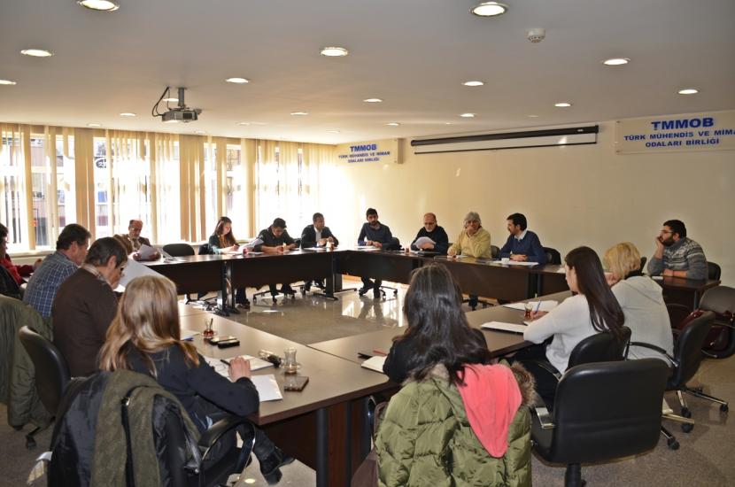 TMMOB-ODA SEKRETER/YAZMAN ÜYELER TOPLANTISI YAPILDI