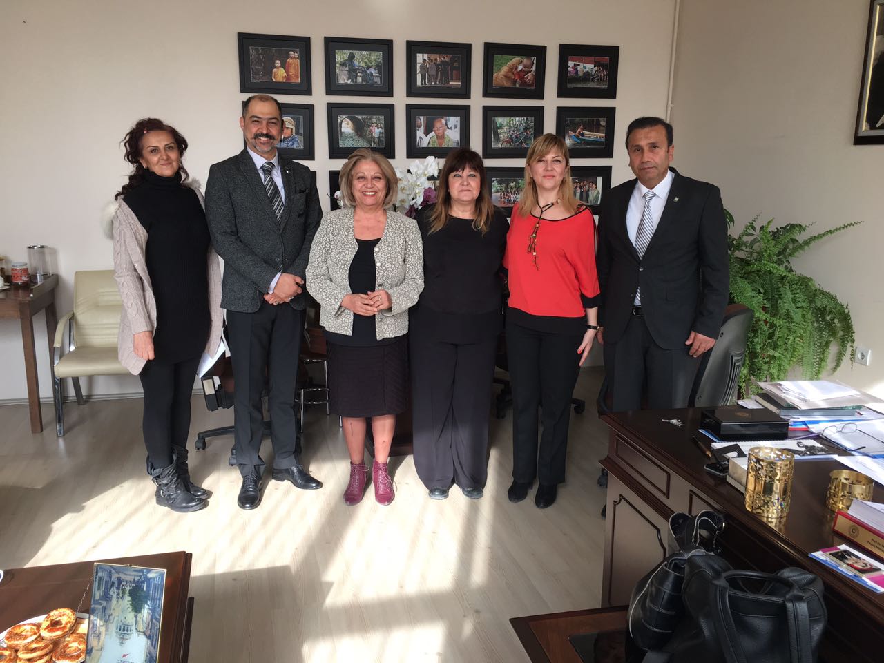 ANKARA ÜNİVERSİTESİ ZİRAAT FAKÜLTESİ PEYZAJ MİMARLIĞI BÖLÜMÜ VE DEKANLIK ZİYARETİ