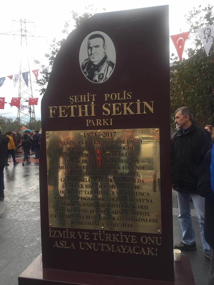 TÖREN|ŞEHİT POLİS FETHİ SEKİN PARKI AÇILIŞ TÖRENİ'NE KATILDIK...