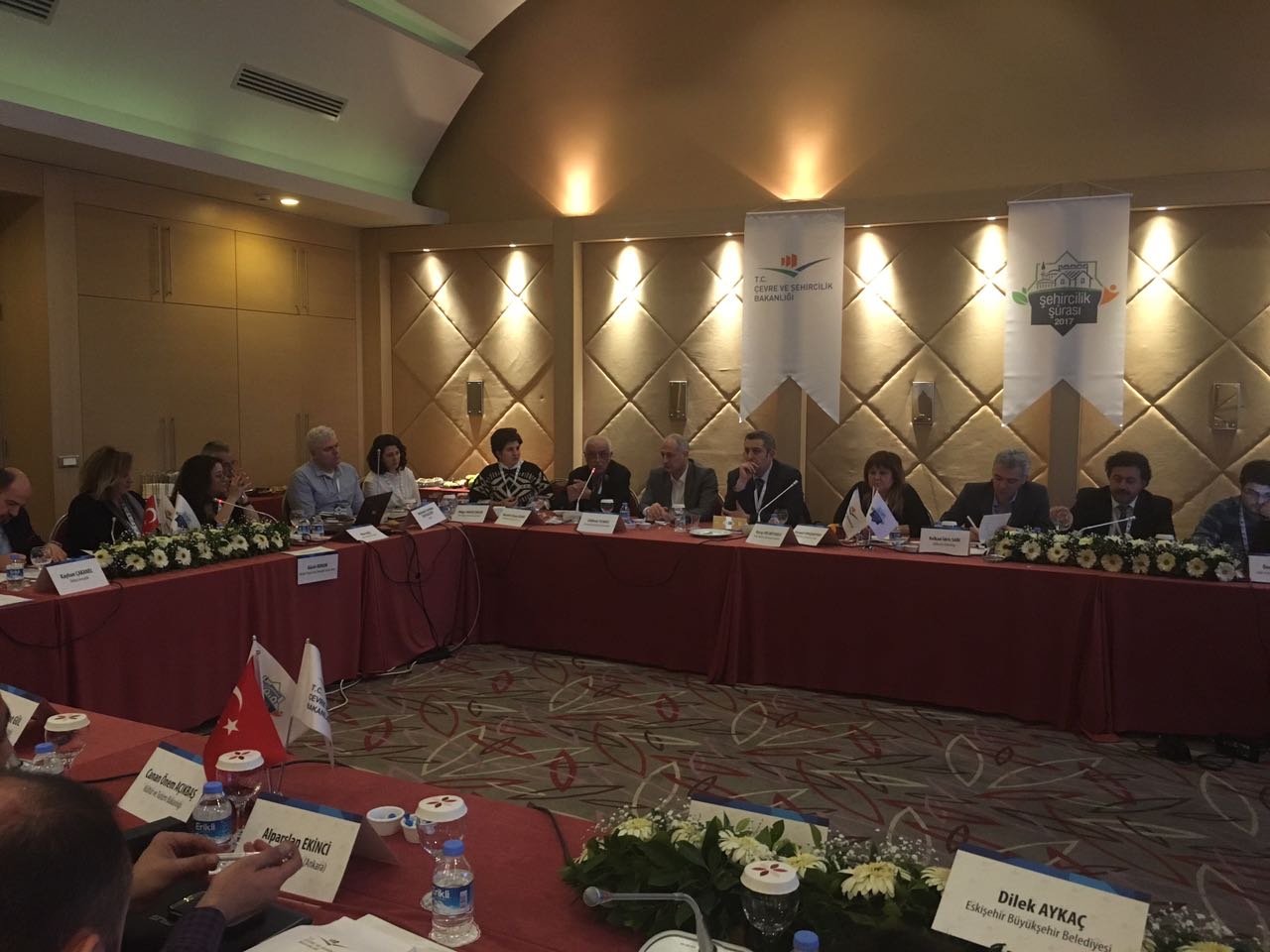 T.C. ÇEVRE VE ŞEHİRCİLİK BAKANLIĞI ŞEHİRCİLİK ŞURASI ÇALIŞMA TOPLANTISINA KATILDIK.