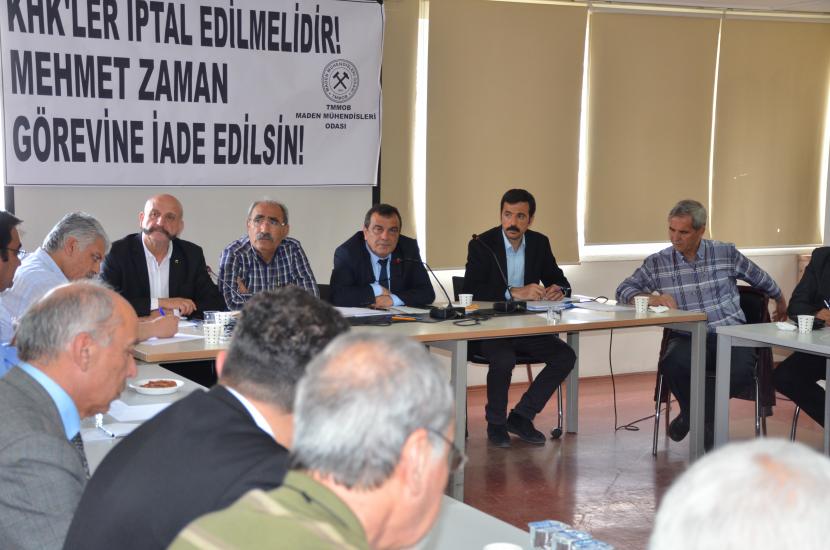 TMMOB YÖNETİM KURULU, ODA BAŞKANLARI VE SEKRETER/YAZMAN ÜYELERİ TOPLANTISI YAPILDI