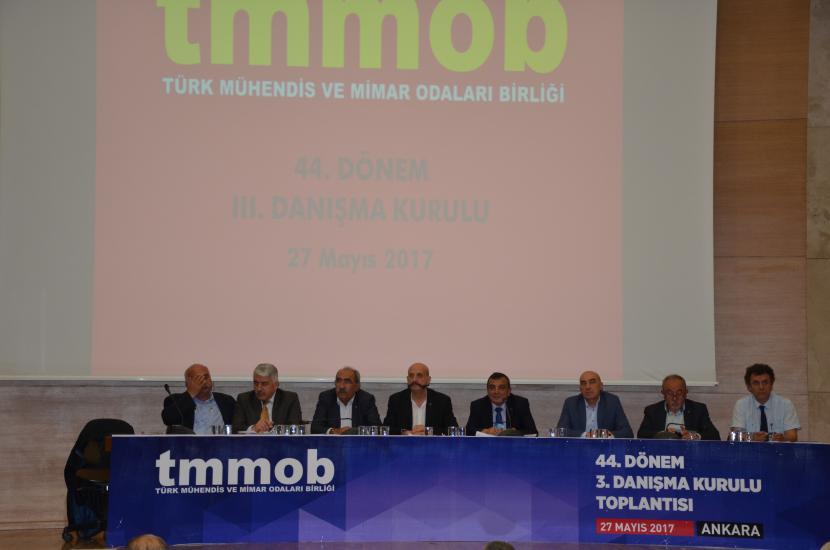 TMMOB 44. DÖNEM 3. DANIŞMA KURULU TOPLANTISINA KATILDIK 