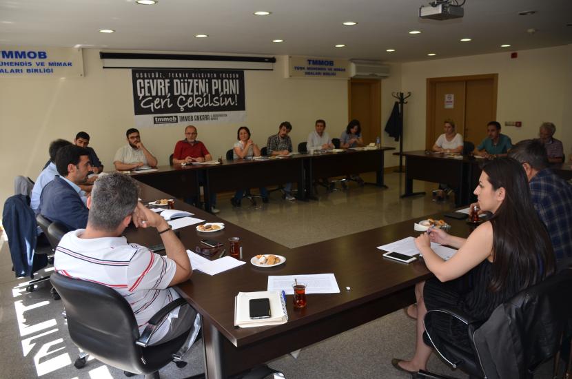 TMMOB-ODA SEKRETER/YAZMAN ÜYELER TOPLANTISI YAPILDI