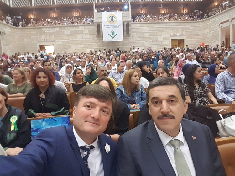 İSTANBUL ÜNİVERSİTESİ ORMAN FAKÜLTESİ 2017 MEZUNİYET TÖRENİNE KATILIMDA BULUNULDU