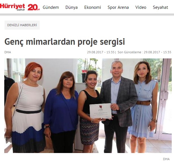 GENÇ MİMARLARDAN PROJE SERGİSİ 29.08.2017