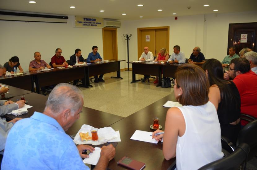 TMMOB-ODA SEKRETER/YAZMAN ÜYELER TOPLANTISI YAPILDI