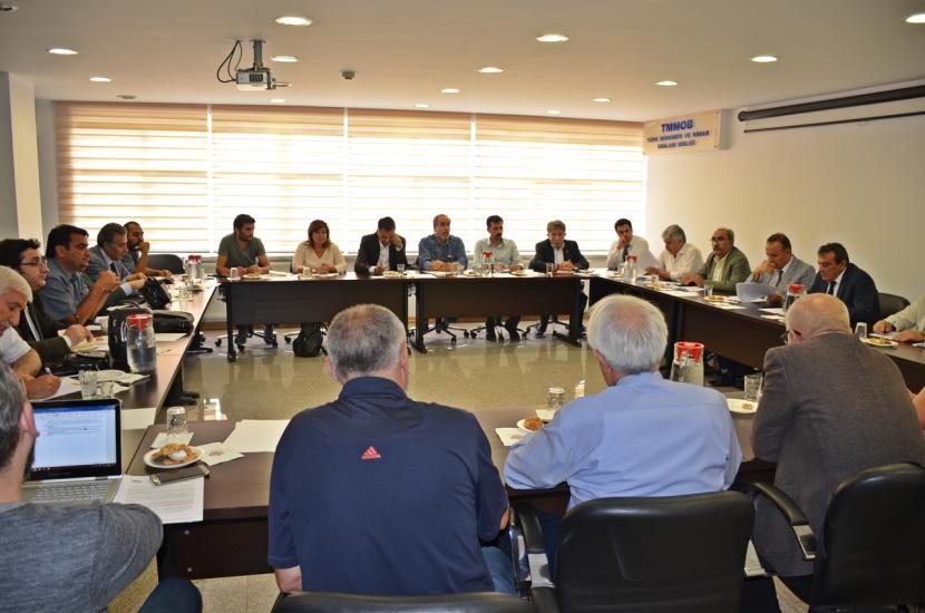 TMMOB YÖNETİM KURULU-ODA BAŞKANLARI TOPLANTISI YAPILDI