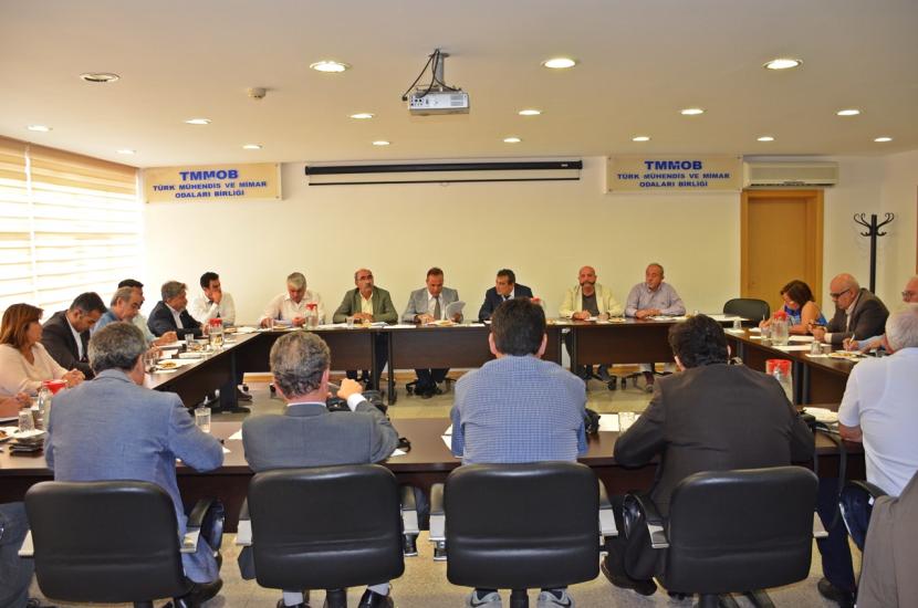 TMMOB YÖNETİM KURULU-ODA BAŞKANLARI TOPLANTISI YAPILDI