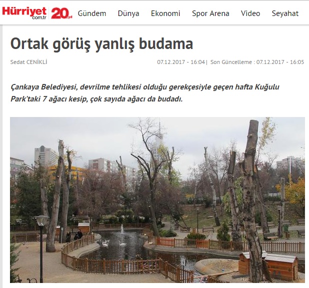 ORTAK GÖRÜŞ YANLIŞ BUDAMA 07.12.2017 / HÜRRİYET