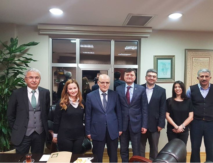 T.C. BEYKOZ BELEDİYE BAŞKANI SN. YÜCEL ÇELİKBİLEK MAKAMINDA ZİYARET EDİLDİ