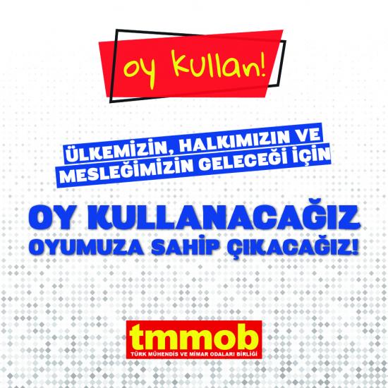 TMMOB 24 HAZİRAN SEÇİMLERİNE İLİŞKİN GÖRÜŞLERİNİ BROŞÜR OLARAK YAYINLADI