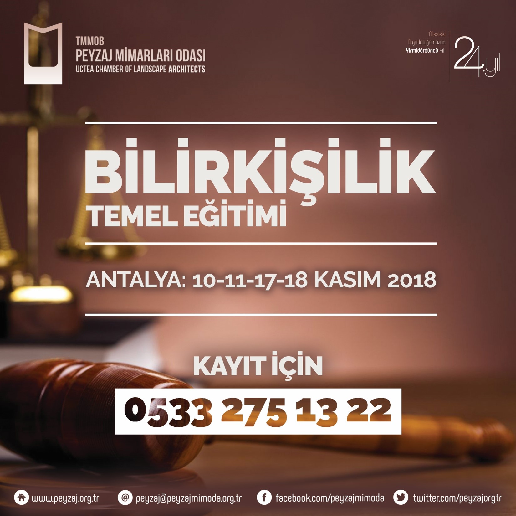 ANTALYA`DA BİLİRKİŞİLİK TEMEL EĞİTİMLERİ BAŞLIYOR 