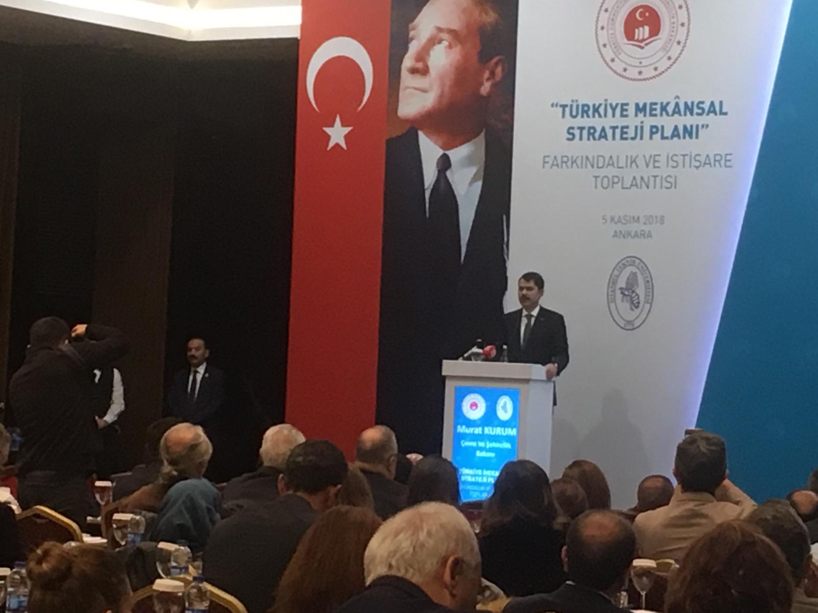  TÜRKİYE MEKANSAL STRATEJİ PLANI TOPLANTISINA KATILDIK