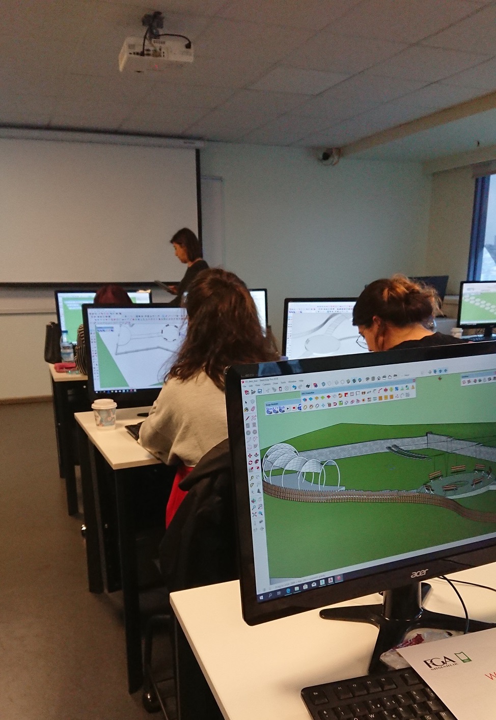 SKETCHUP EĞİTİMİMİZİ 15-16 VE 22-23 ARALIK 2018 TARİHLERİNDE GERÇEKLEŞTİRİLDİ.