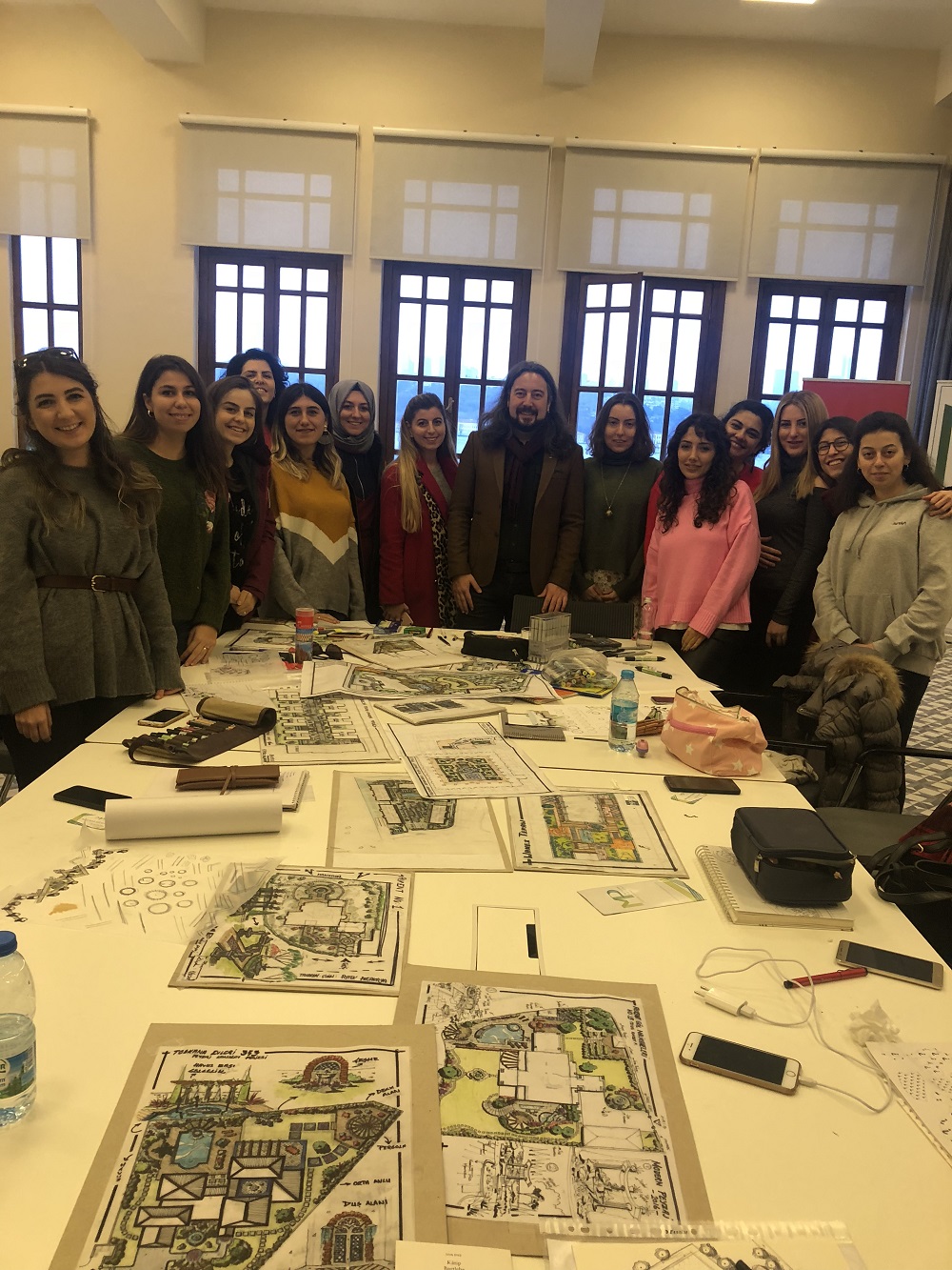 PEYZAJ TASARIMI EL ÇİZİM TEKNİKLERİ ATÖLYEMİZ 19 OCAK 2019 TARİHİNDE GERÇEKLEŞTİRİLDİ. 