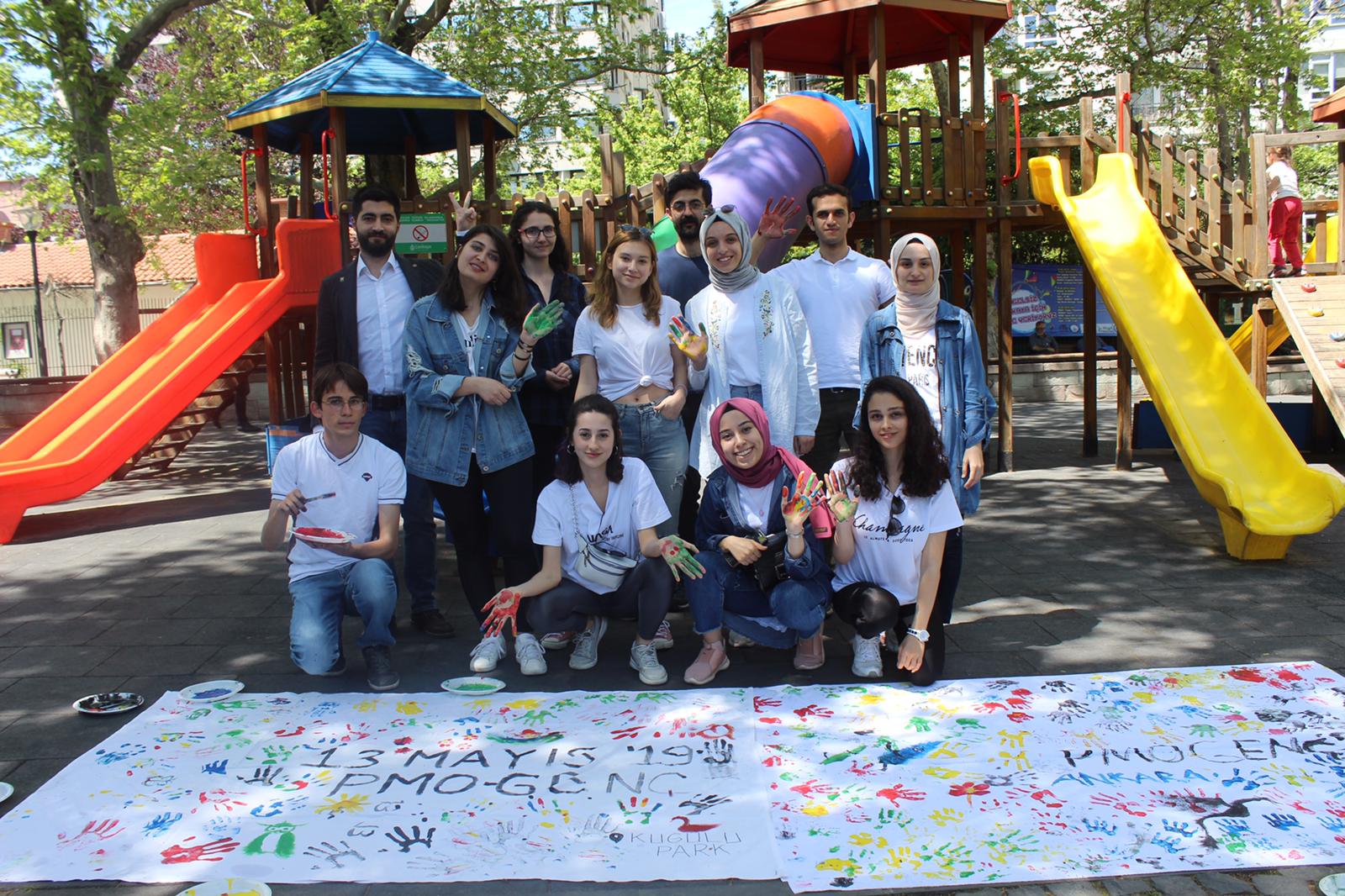 PMOGENÇ ANKARA ÜYELERİ İLE BİRLİKTE KUĞULU PARKTA PEYZAJ MİMARLIĞINI TANITTIK