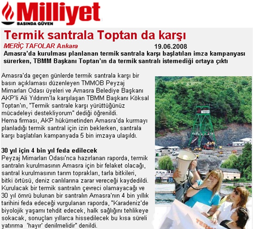 MERKEZ YÖNETİM KURULUNDAN AMASRA' YA ÇIKARMA!