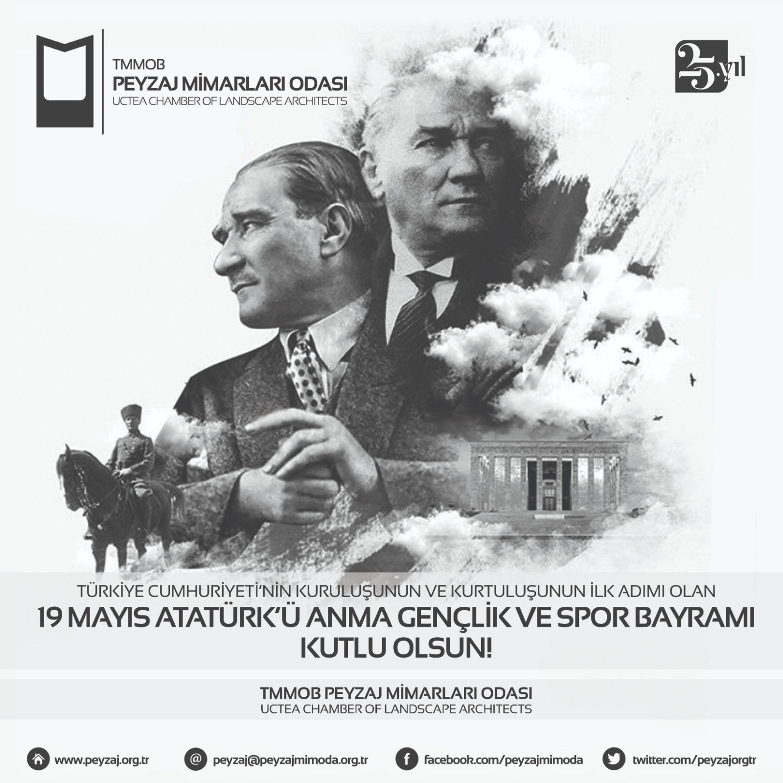 19 MAYIS ATATÜRK’Ü ANMA GENÇLİK VE SPOR BAYRAMI KUTLU OLSUN