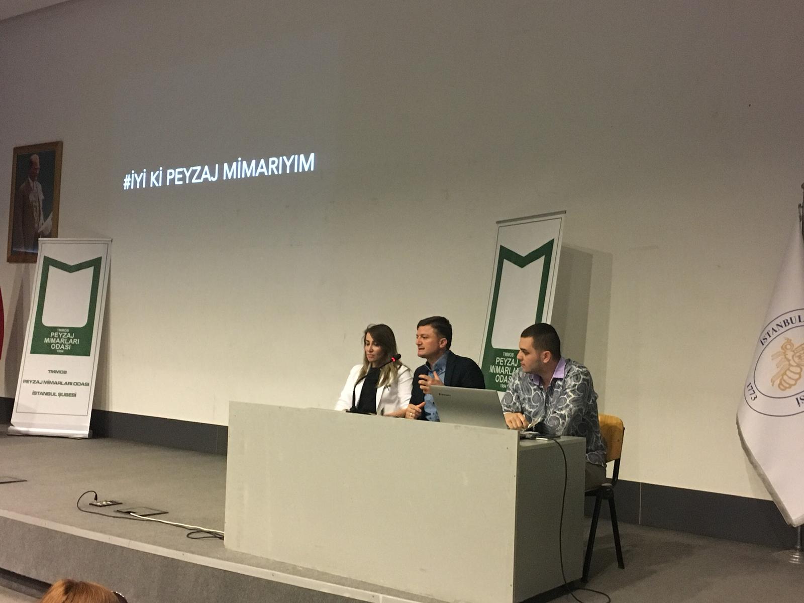 ULUSAL PEYZAJ MİMARLIĞI GÜNÜ SÖYLEŞİMİZİ İSTANBUL TEKNİK ÜNİVERSİTESİ MİMARLIK FAKÜLTESİNDE GERÇEKLEŞTİRDİK. 