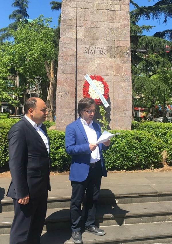 13 MAYIS ULUSAL PEYZAJ MİMARLIĞI GÜNÜ ÇELENK SUNMA TÖRENİ