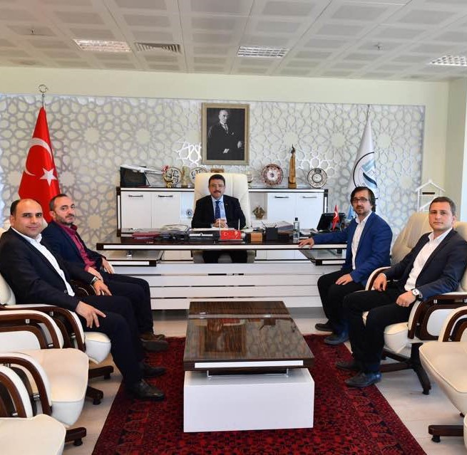 TRABZON ORTAHİSAR BELEDİYESİ SAYIN AHMET METİN GENÇ`İ ZİYARET ETTİK